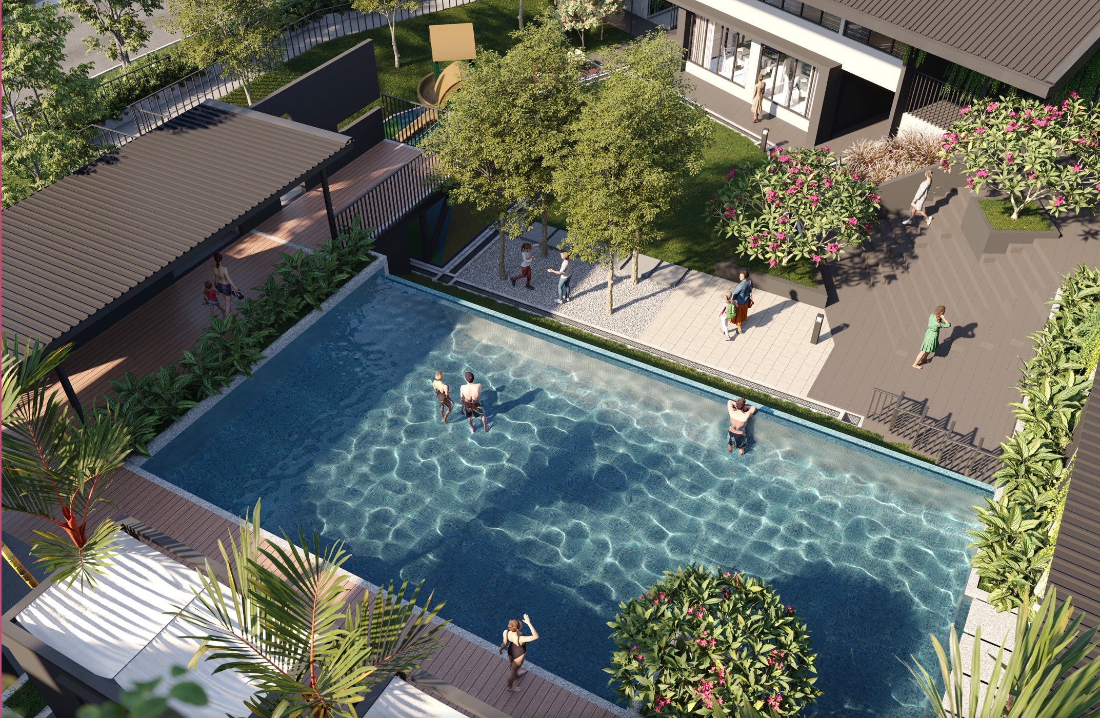 Swimming Pool at the residents’ clubhouse